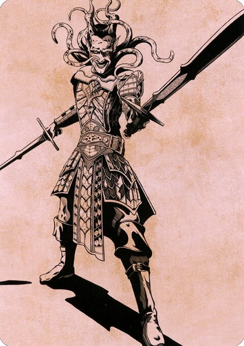 Zevlor, Elturel Exile Art Card (78) (Gold-Stamped Signature) [Commander Legends: Battle for Baldur's Gate Art Series]