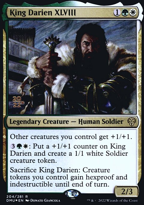 King Darien XLVIII [Dominaria United Prerelease Promos]