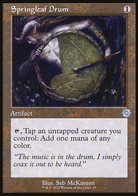 Springleaf Drum (Retro) [The Brothers' War Retro Artifacts]