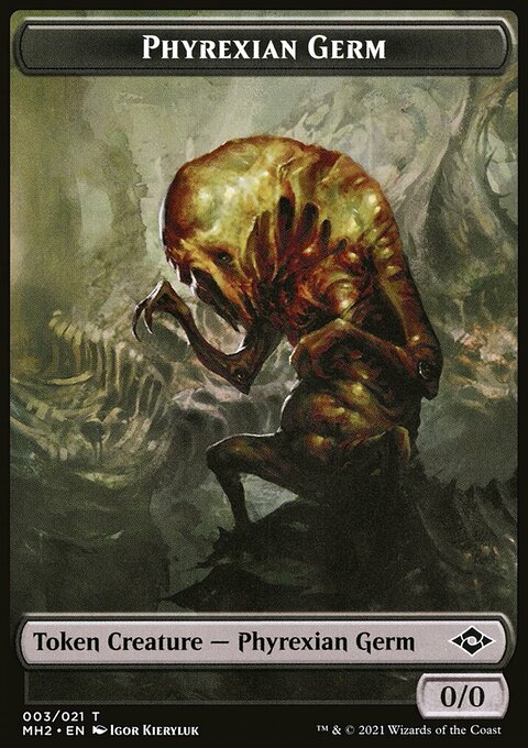 Phyrexian Germ // Squirrel Double-Sided Token [Modern Horizons 2 Tokens]