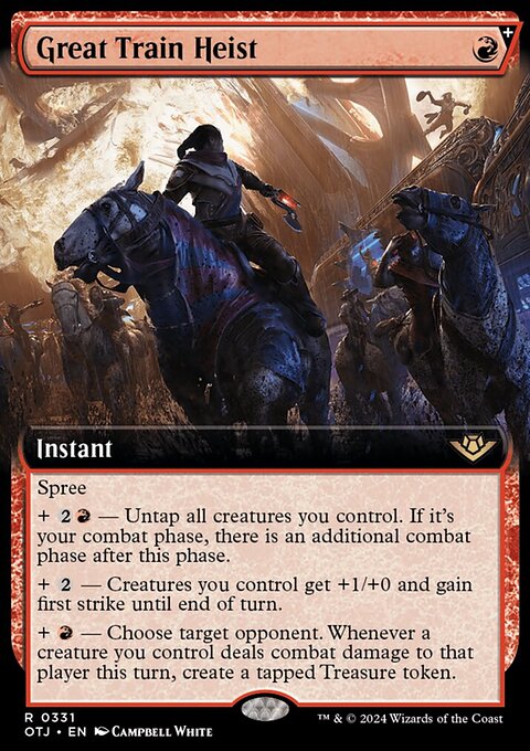 Great Train Heist (Extended Art) [Outlaws of Thunder Junction]