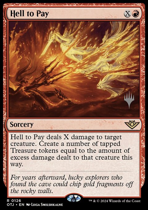 Hell to Pay (Promo Pack) [Outlaws of Thunder Junction Promos]