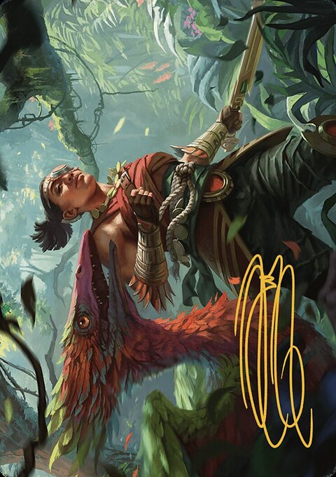 Wayta, Trainer Prodigy Art Card [The Lost Caverns of Ixalan Art Series]