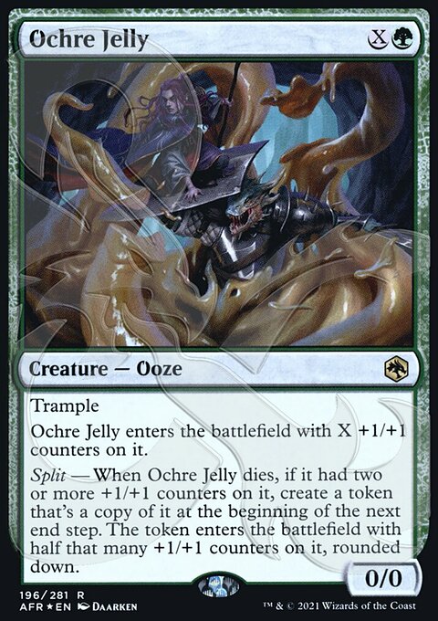 Ochre Jelly (Ampersand Promo) [Dungeons & Dragons: Adventures in the Forgotten Realms Promos]