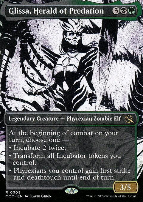 Glissa, Herald of Predation (Showcase Planar Booster Fun) [March of the Machine]