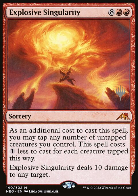 Explosive Singularity (Promo Pack) [Kamigawa: Neon Dynasty Promos]