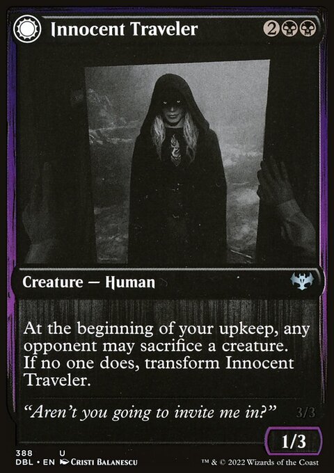 Innocent Traveler // Malicious Invader [Innistrad: Double Feature]