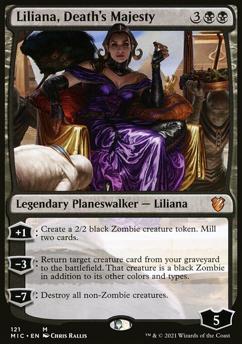 Liliana, Death's Majesty [Innistrad: Midnight Hunt Commander]
