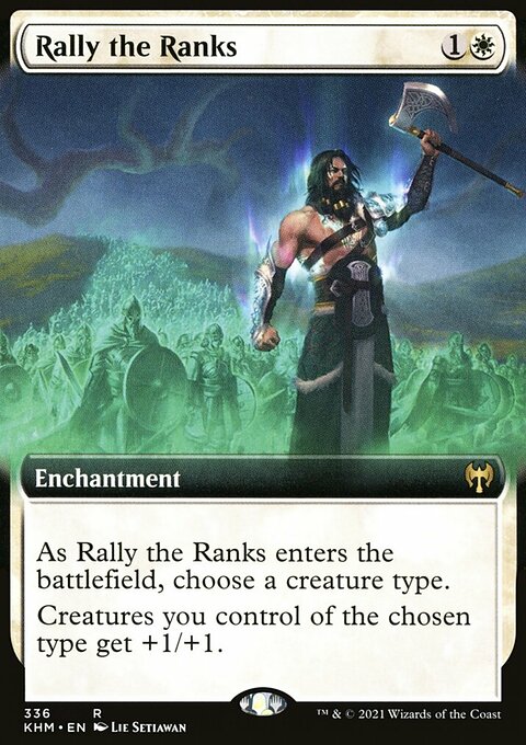 Rally the Ranks (Extended Art) [Kaldheim]