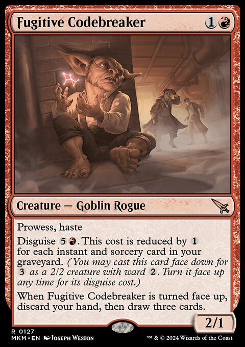 Fugitive Codebreaker [Murders at Karlov Manor]