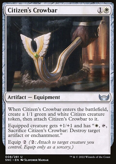 Citizen's Crowbar [Streets of New Capenna]