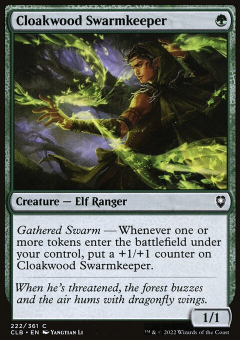 Cloakwood Swarmkeeper [Commander Legends: Battle for Baldur's Gate]