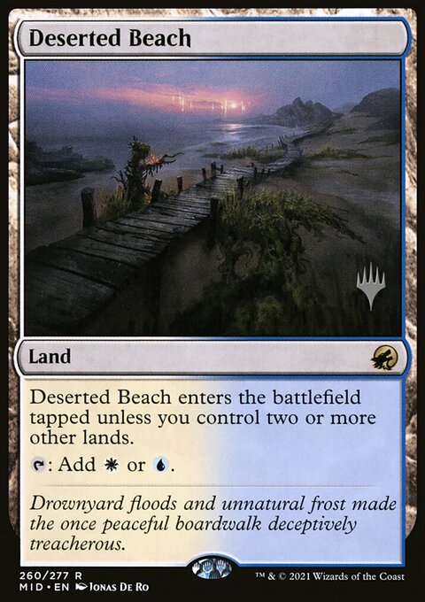 Deserted Beach (Promo Pack) [Innistrad: Midnight Hunt Promos]