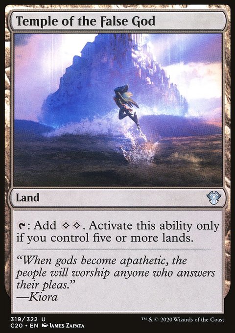 Temple of the False God [Commander 2020]