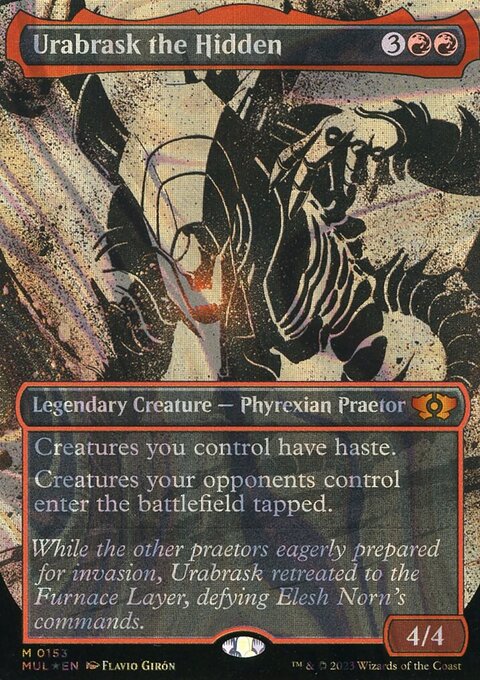 Urabrask the Hidden (Halo Foil) [Multiverse Legends]