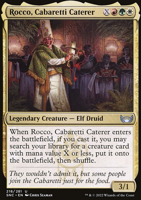 Rocco, Cabaretti Caterer [Streets of New Capenna]