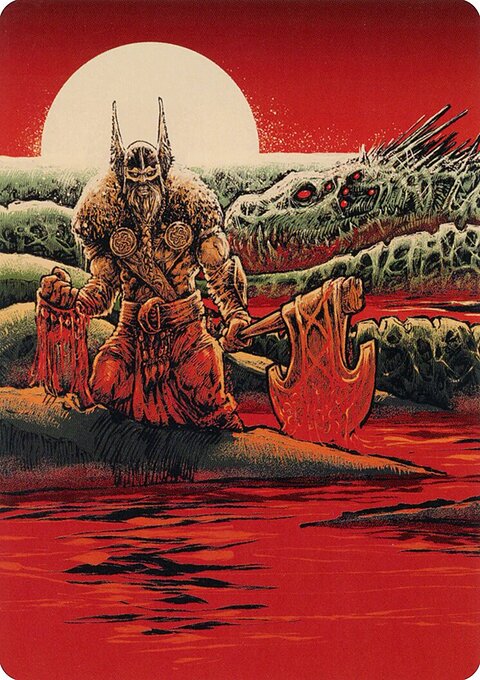 Fynn, the Fangbearer Art Card (Gold-Stamped Signature) [March of the Machine Art Series]