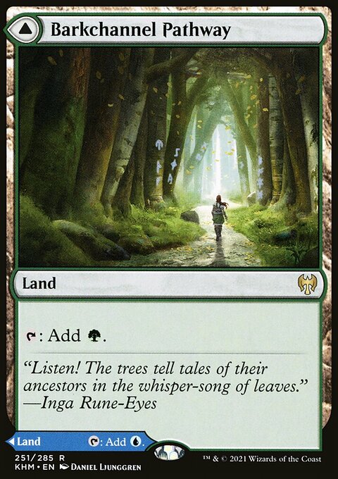 Barkchannel Pathway // Tidechannel Pathway [Kaldheim]
