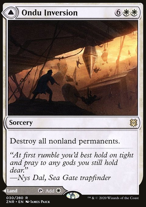 Ondu Inversion // Ondu Skyruins [Zendikar Rising]