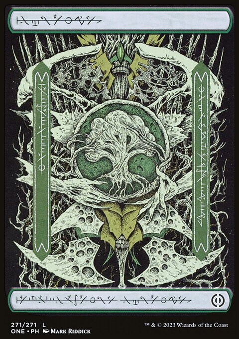 Forest (271) (Phyrexian) [Phyrexia: All Will Be One]