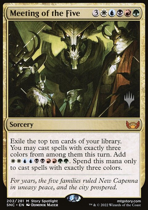 Meeting of the Five (Promo Pack) [Streets of New Capenna Promos]
