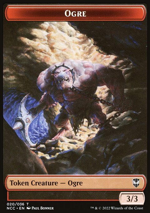 Ogre // Insect Double-Sided Token [Streets of New Capenna Commander Tokens]