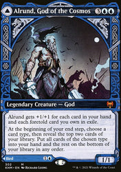 Alrund, God of the Cosmos // Hakka, Whispering Raven (Showcase) [Kaldheim]