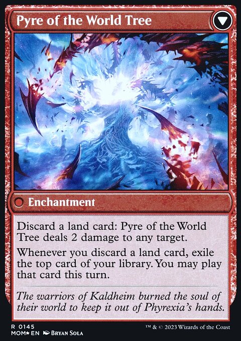 Invasion of Kaldheim // Pyre of the World Tree [March of the Machine Prerelease Promos]