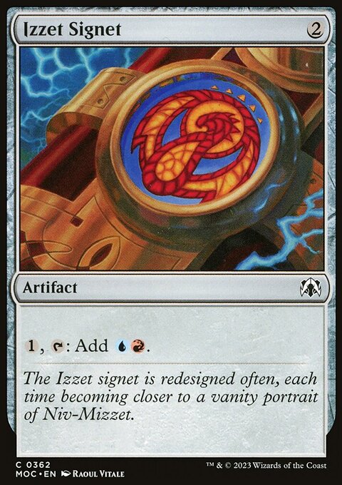 Izzet Signet [March of the Machine Commander]