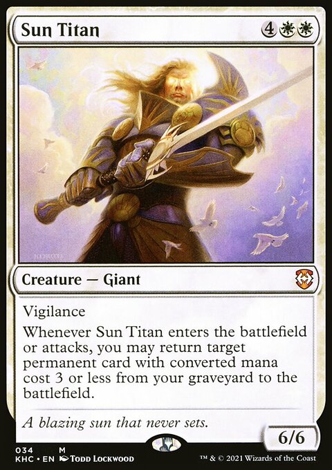 Sun Titan [Kaldheim Commander]