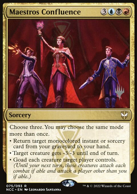 Maestros Confluence (Promo Pack) [Streets of New Capenna Commander Promos]