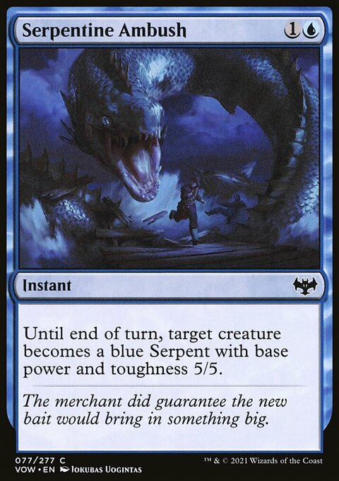 Serpentine Ambush [Innistrad: Crimson Vow]