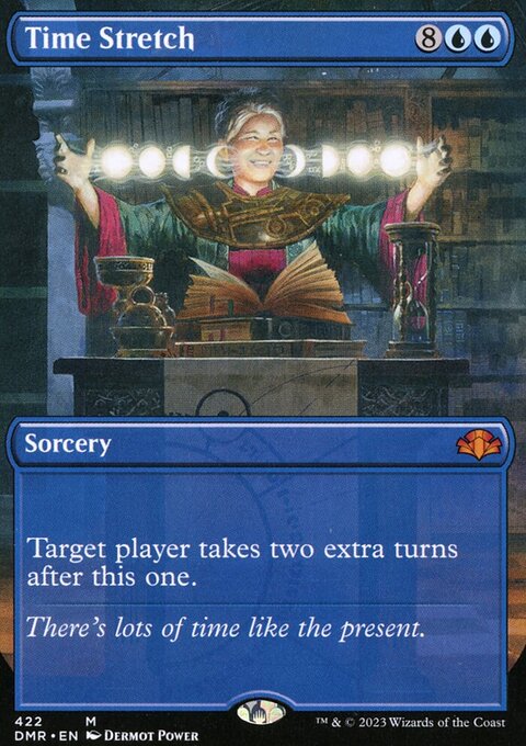 Time Stretch (Borderless Alternate Art) [Dominaria Remastered]