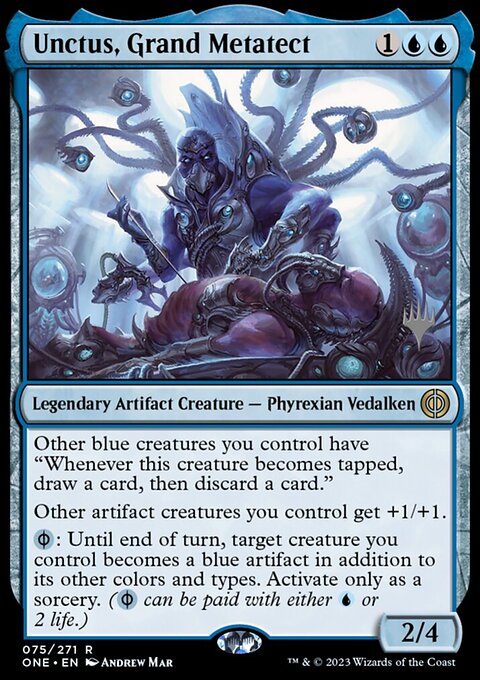 Unctus, Grand Metatect [Phyrexia: All Will Be One Prerelease Promos]
