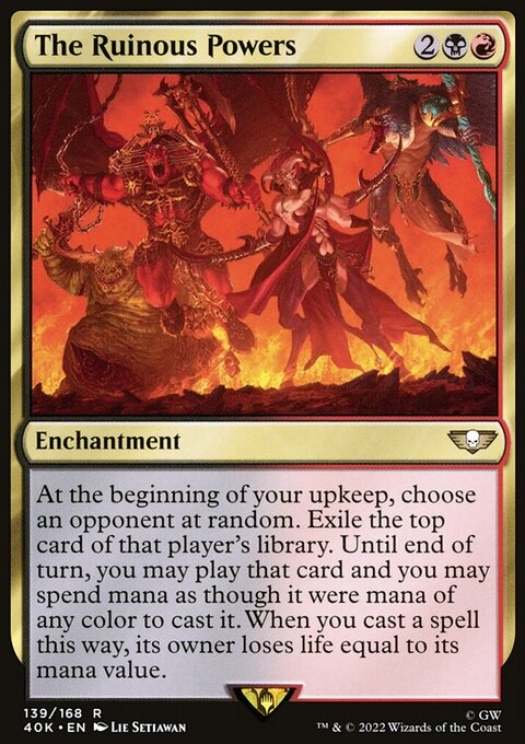 The Ruinous Powers (Surge Foil) [Warhammer 40,000]