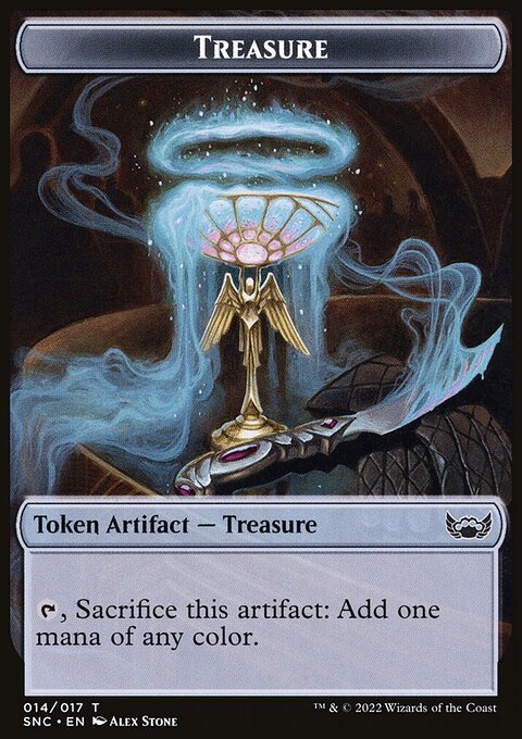 Treasure (014) // Citizen Double-Sided Token [Streets of New Capenna Tokens]