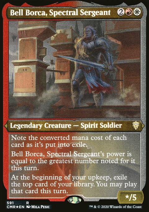Bell Borca, Spectral Sergeant (Etched) [Commander Legends]