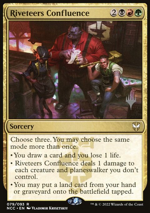 Riveteers Confluence (Promo Pack) [Streets of New Capenna Commander Promos]