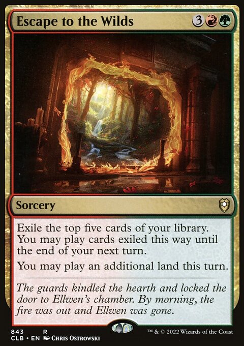 Escape to the Wilds [Commander Legends: Battle for Baldur's Gate]