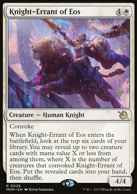 Knight-Errant of Eos (Promo Pack) [March of the Machine Promos]