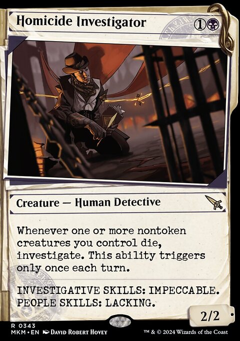 Homicide Investigator (Showcase) [Murders at Karlov Manor]