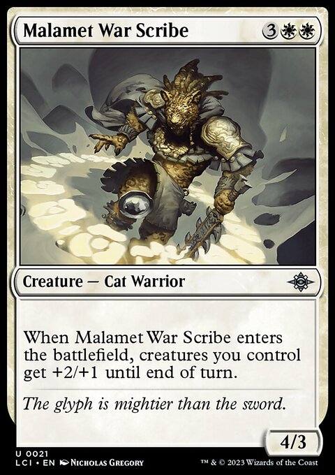 Malamet War Scribe [The Lost Caverns of Ixalan]