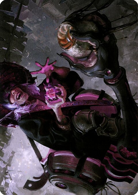 Undercity Scrounger Art Card [Kamigawa: Neon Dynasty Art Series]