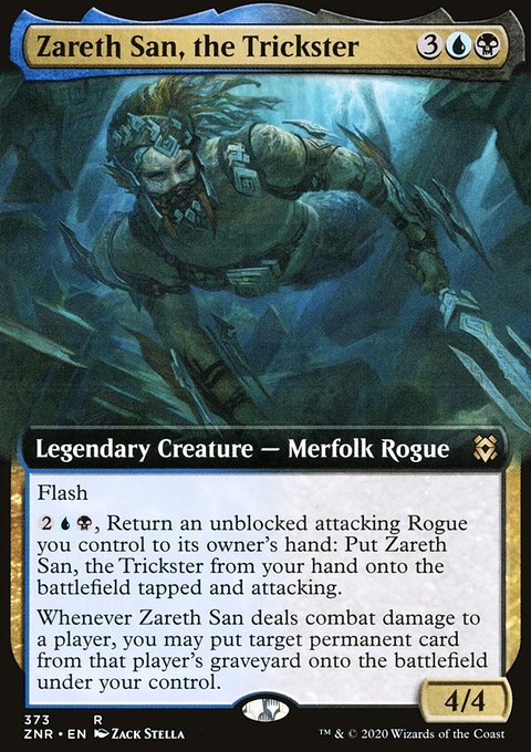 Zareth San, the Trickster (Extended Art) [Zendikar Rising]