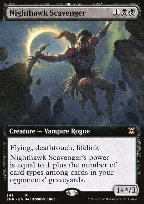 Nighthawk Scavenger (Extended Art) [Zendikar Rising]