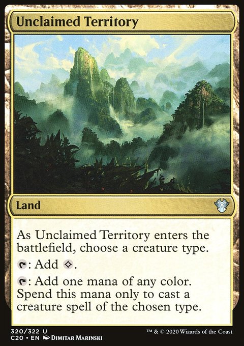 Unclaimed Territory [Commander 2020]