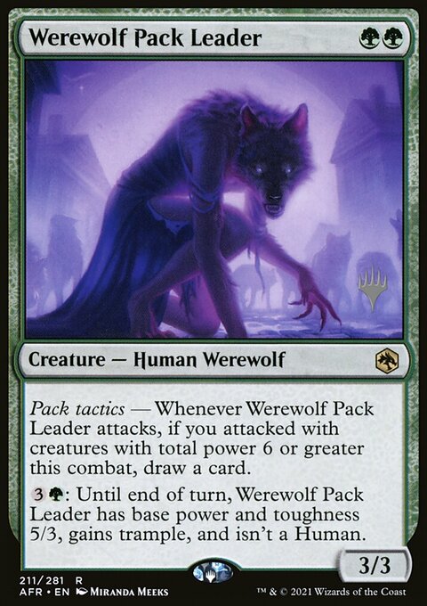 Werewolf Pack Leader (Promo Pack) [Dungeons & Dragons: Adventures in the Forgotten Realms Promos]