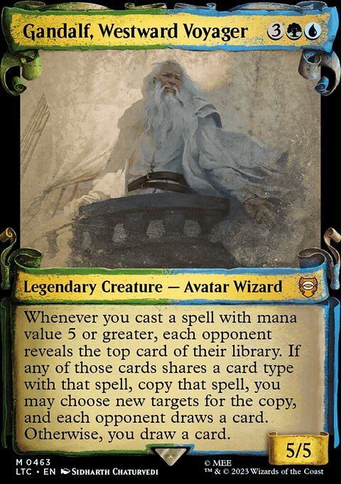 Gandalf, Westward Voyager [The Lord of the Rings: Tales of Middle-Earth Commander Showcase Scrolls]