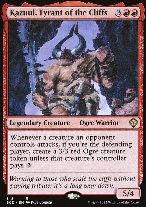 Kazuul, Tyrant of the Cliffs [Starter Commander Decks]