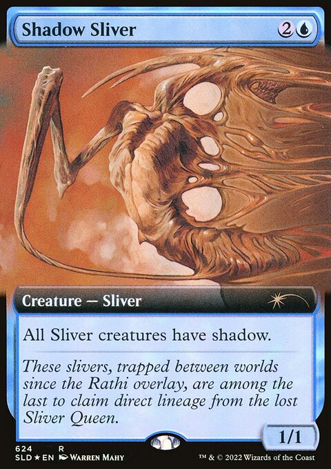 Shadow Sliver (Extended Art) [Secret Lair Drop Promos]
